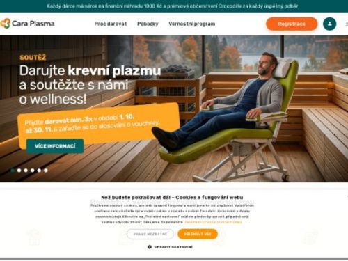 Cara Plasma - odběrové místo Kolín