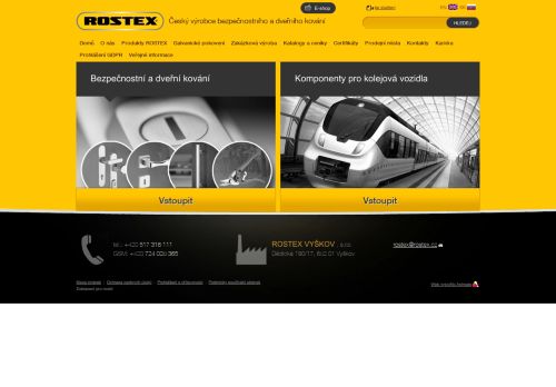 Zobrazit webové stránky Rostex Vyškov, s. r. o.