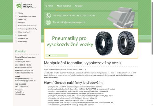 Zobrazit webové stránky MORAVIA-MANIPUL, spol. s r.o.