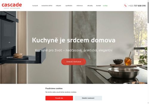 Zobrazit webové stránky CASCADE-kuchyně s.r.o.