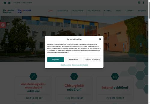 Zobrazit webové stránky Kardiologická ambulance a ECHO Nemocnice Ivančice