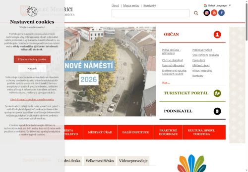 Zobrazit webové stránky Městský úřad Velké Meziříčí