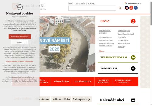 Zobrazit webové stránky Městský úřad Velké Meziříčí