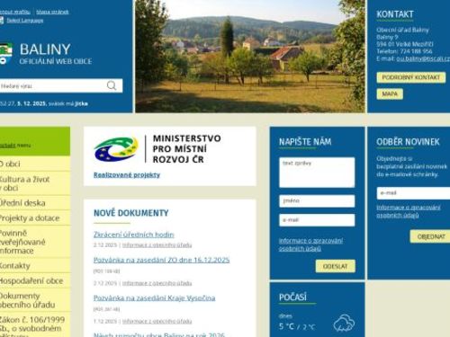 Obecní úřad Baliny