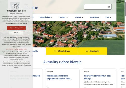 Zobrazit webové stránky Obecní úřad Březejc