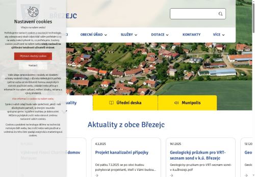 Zobrazit webové stránky Obecní úřad Březejc