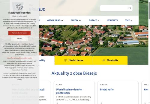 Zobrazit webové stránky Obecní úřad Březejc
