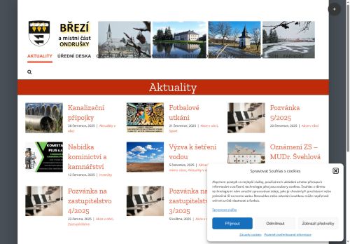 Zobrazit webové stránky Obecní úřad Březí