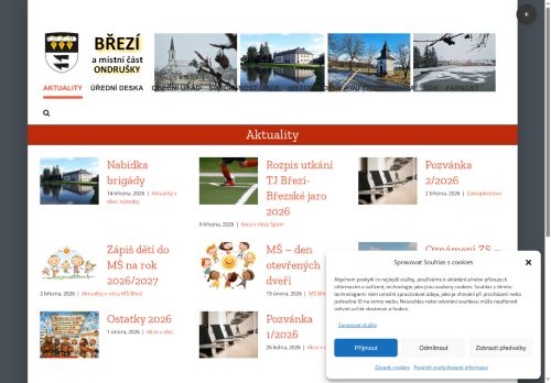 Zobrazit webové stránky Obecní úřad Březí