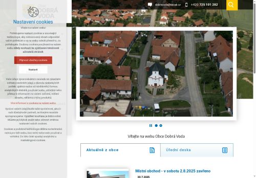 Zobrazit webové stránky Obecní úřad Dobrá Voda