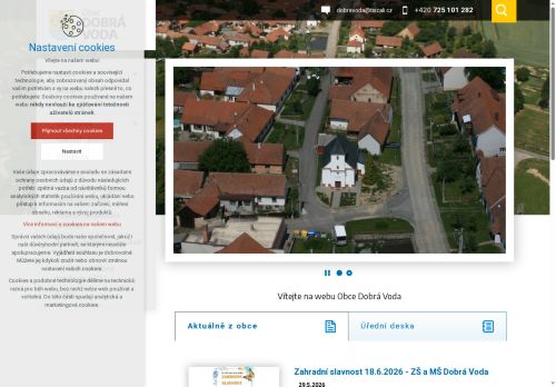 Zobrazit webové stránky Obecní úřad Dobrá Voda