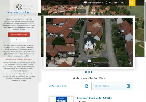 Zobrazit webové stránky Obecní úřad Dobrá Voda