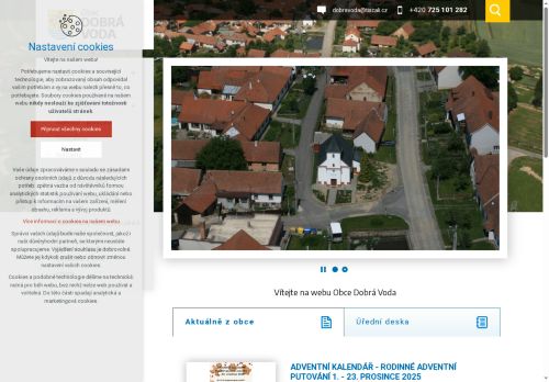 Zobrazit webové stránky Obecní úřad Dobrá Voda