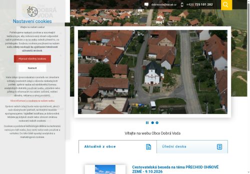 Zobrazit webové stránky Obecní úřad Dobrá Voda