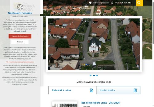 Zobrazit webové stránky Obecní úřad Dobrá Voda