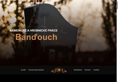 Zobrazit webové stránky Kamenictví Banďouch – výroba a renovace pomníků Újezd u Brna