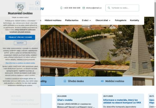 Zobrazit webové stránky Obecní úřad Blízkov