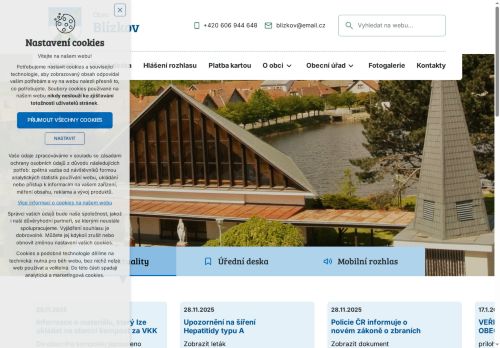 Zobrazit webové stránky Obecní úřad Blízkov
