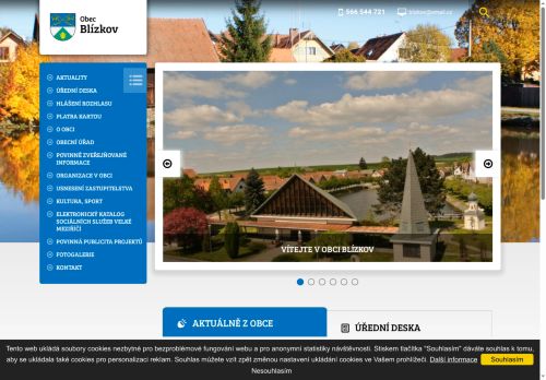 Zobrazit webové stránky Obecní úřad Blízkov