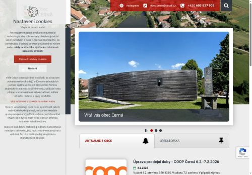 Zobrazit webové stránky Obecní úřad Černá