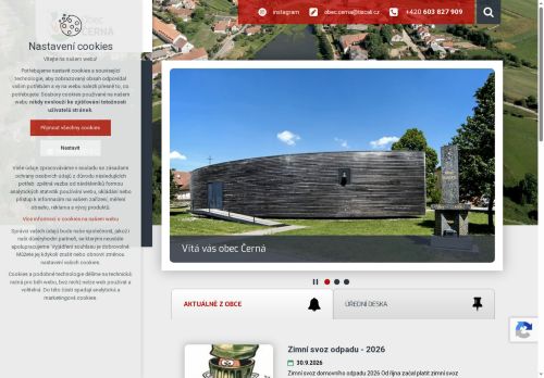 Zobrazit webové stránky Obecní úřad Černá