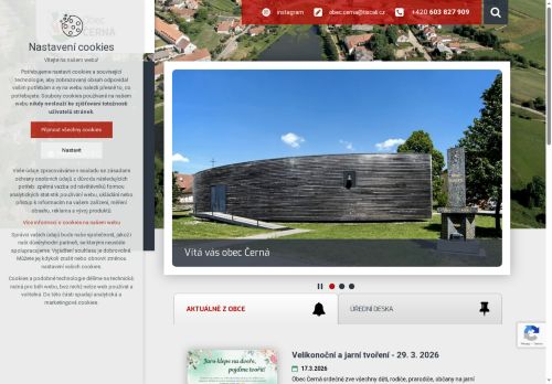 Zobrazit webové stránky Obecní úřad Černá