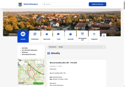 Zobrazit webové stránky Obecní úřad Dolní Heřmanice