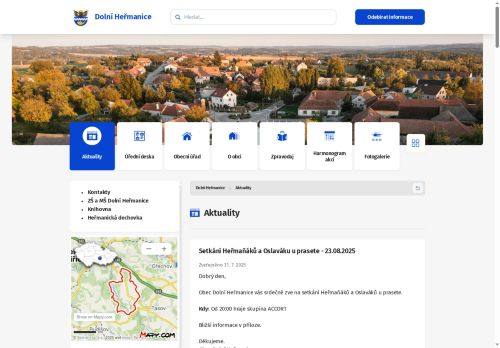 Zobrazit webové stránky Obecní úřad Dolní Heřmanice