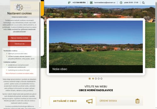 Zobrazit webové stránky Obecní úřad Horní Radslavice
