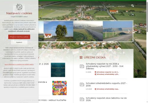 Zobrazit webové stránky Obecní úřad Jabloňov