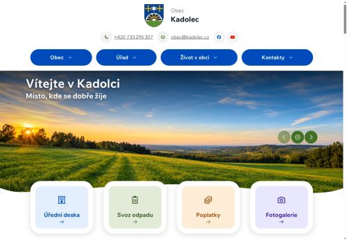 Zobrazit webové stránky Obecní úřad Kadolec