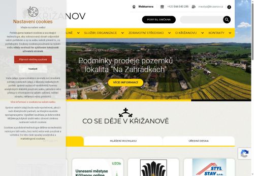 Zobrazit webové stránky Úřad městyse Křižanova