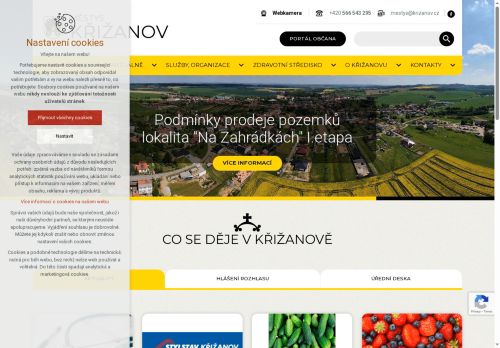 Zobrazit webové stránky Úřad městyse Křižanova