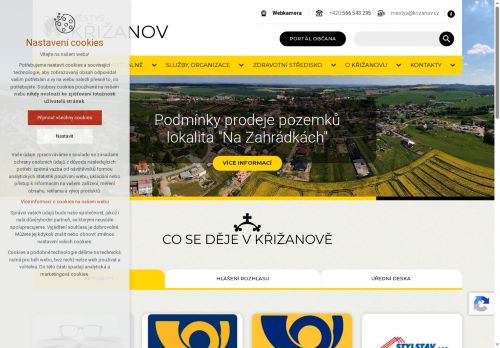 Zobrazit webové stránky Úřad městyse Křižanova
