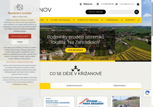 Zobrazit webové stránky Úřad městyse Křižanova
