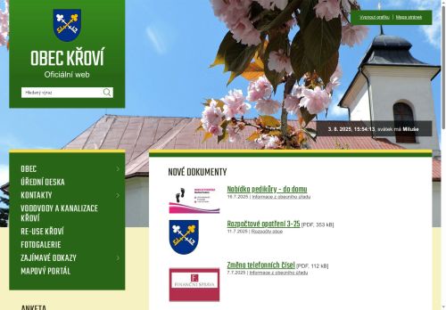 Zobrazit webové stránky Obecní úřad Křoví