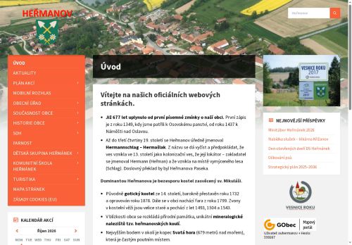Zobrazit webové stránky Obecní úřad Heřmanov