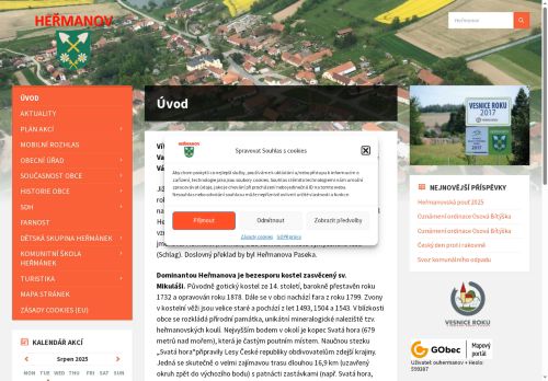 Zobrazit webové stránky Obecní úřad Heřmanov