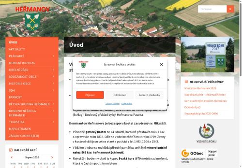 Zobrazit webové stránky Obecní úřad Heřmanov