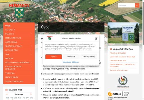 Zobrazit webové stránky Obecní úřad Heřmanov