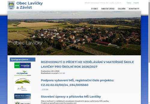 Zobrazit webové stránky Obecní úřad Lavičky