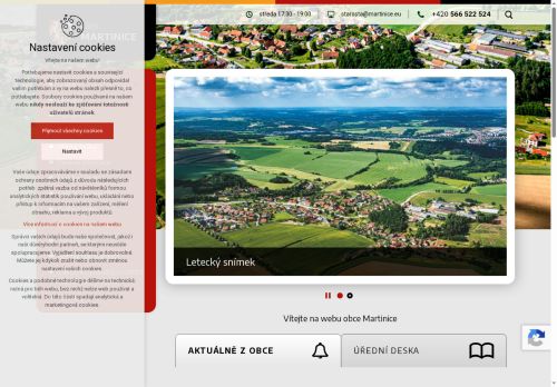Zobrazit webové stránky Obecní úřad Martinice