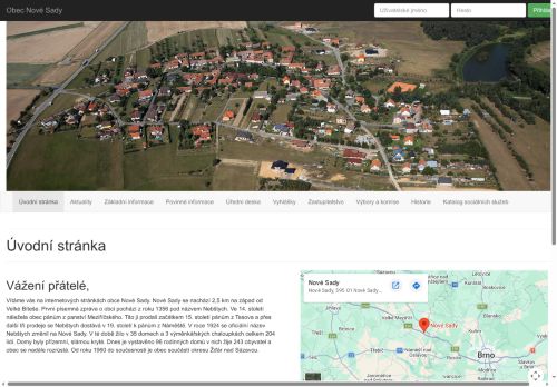 Zobrazit webové stránky Obecní úřad Nové Sady