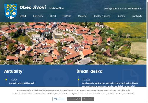 Zobrazit webové stránky Obecní úřad Jívoví