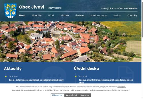 Zobrazit webové stránky Obecní úřad Jívoví