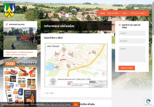 Zobrazit webové stránky Obecní úřad Rozseč