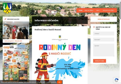 Zobrazit webové stránky Obecní úřad Rozseč