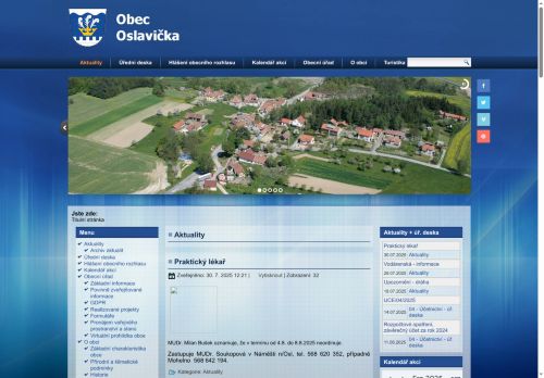Zobrazit webové stránky Obecní úřad Oslavička