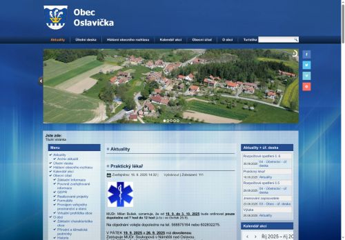 Zobrazit webové stránky Obecní úřad Oslavička