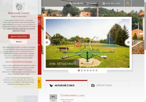 Zobrazit webové stránky Obecní úřad Otín